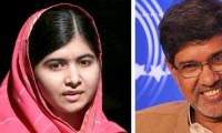 مراهقة باكستانية وهندي يفوزان بجائزة نوبل للسلام
